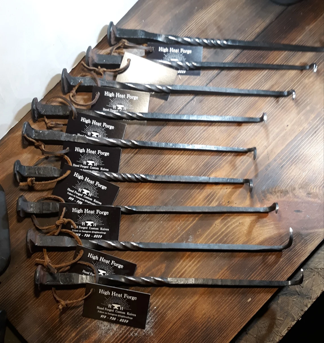 Railroad Spike Steak Flipper